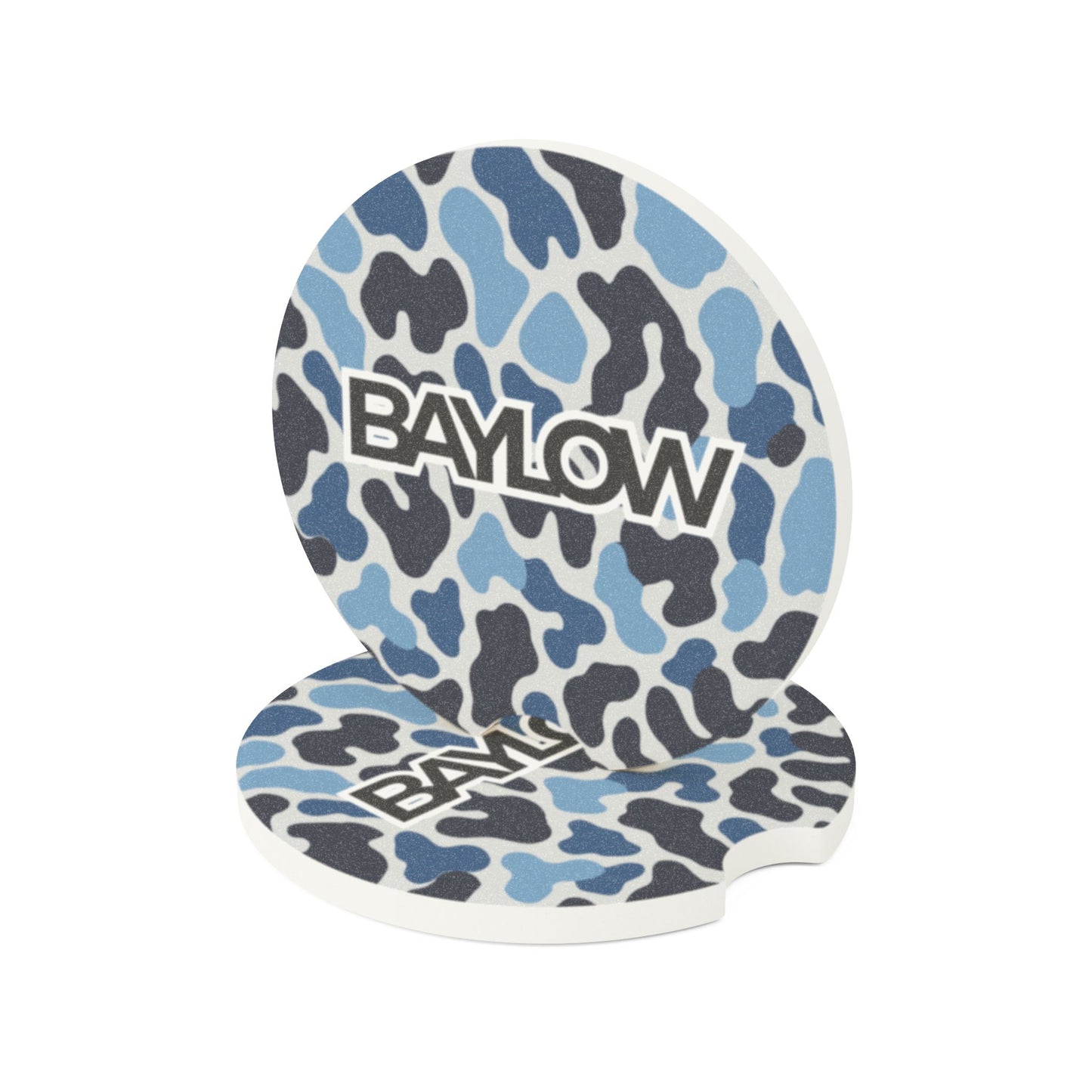 Camouflage Soapstone Car Coaster
