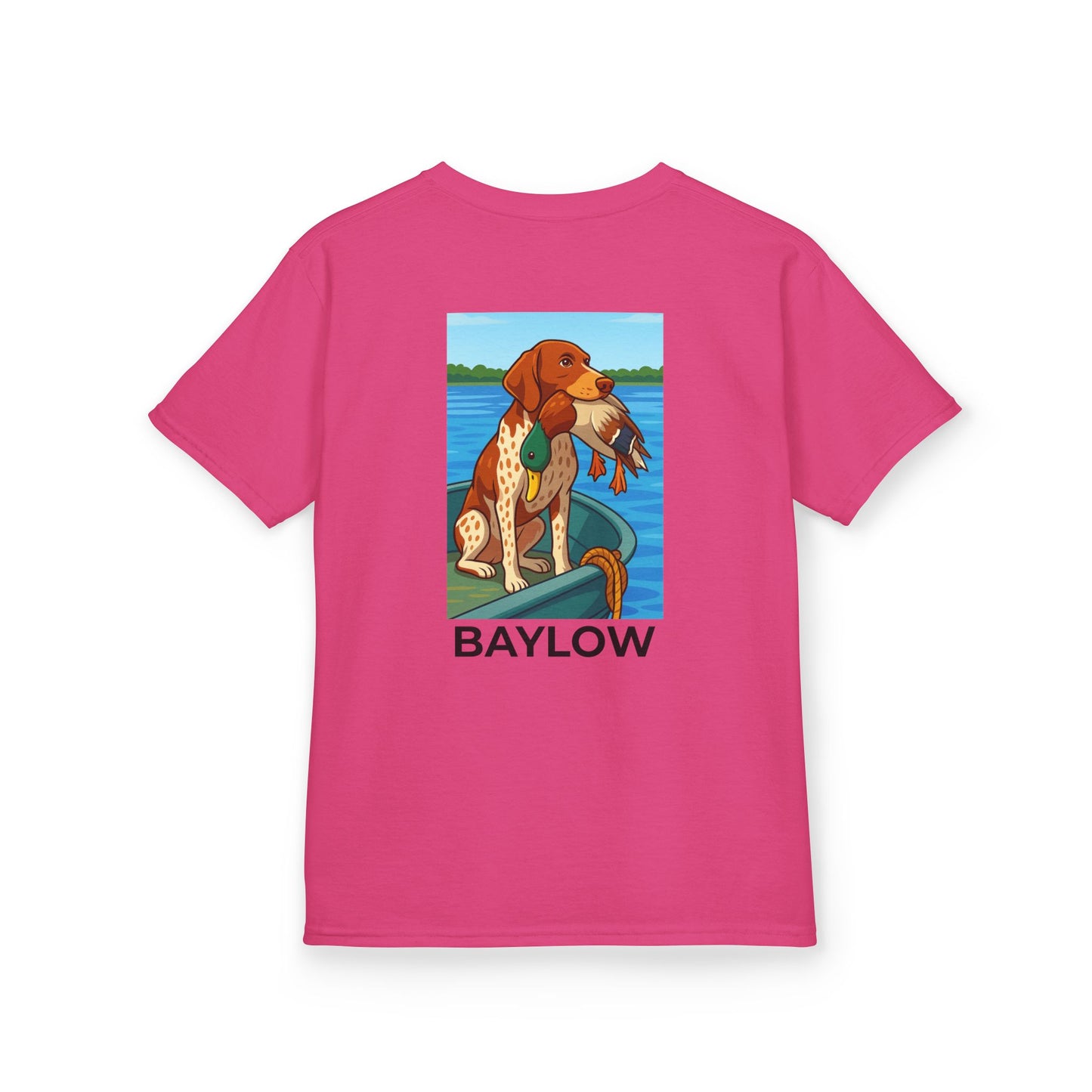 Kids Heavy Cotton™ Tee GSP Dog with Duck