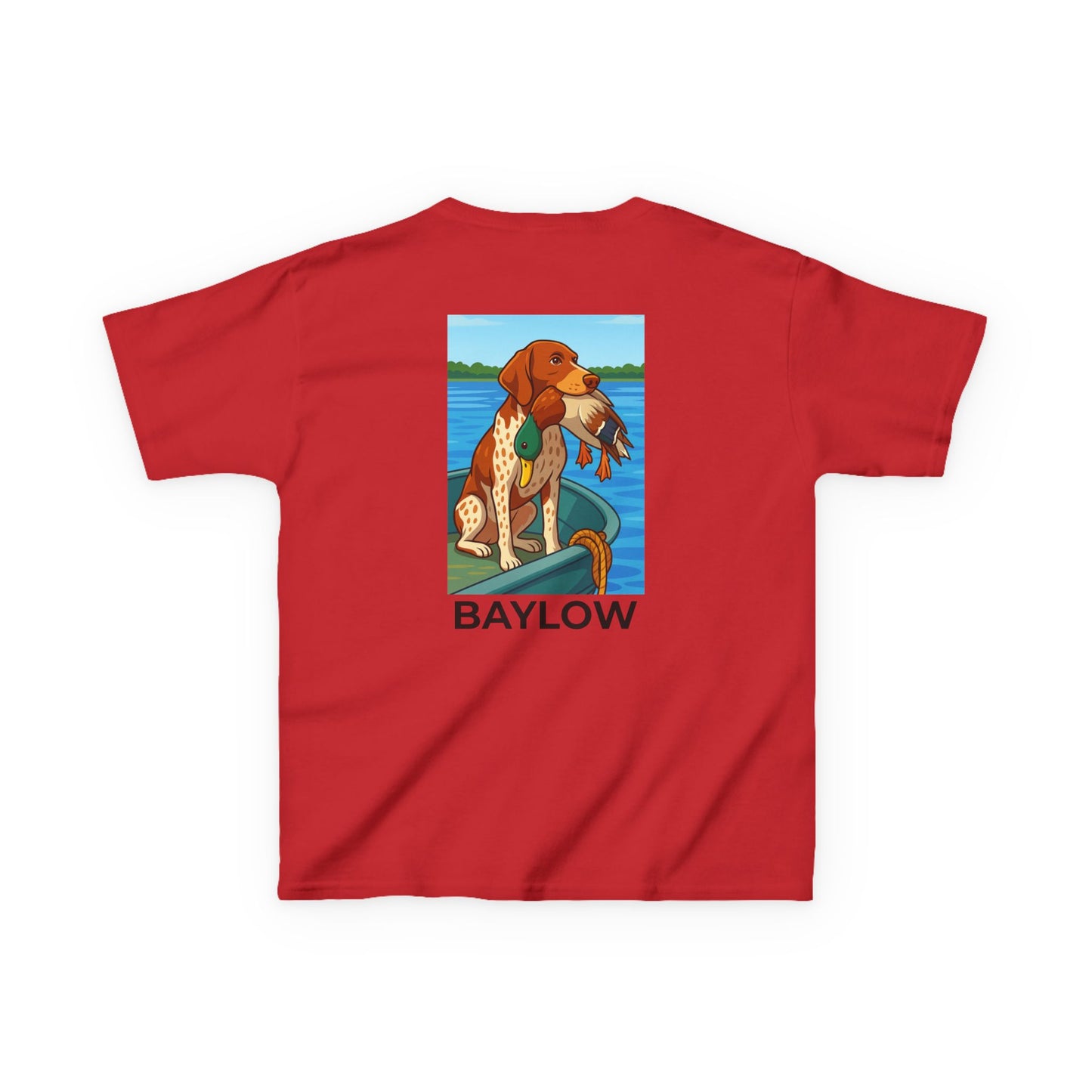 Kids Heavy Cotton™ Tee GSP Dog with Duck