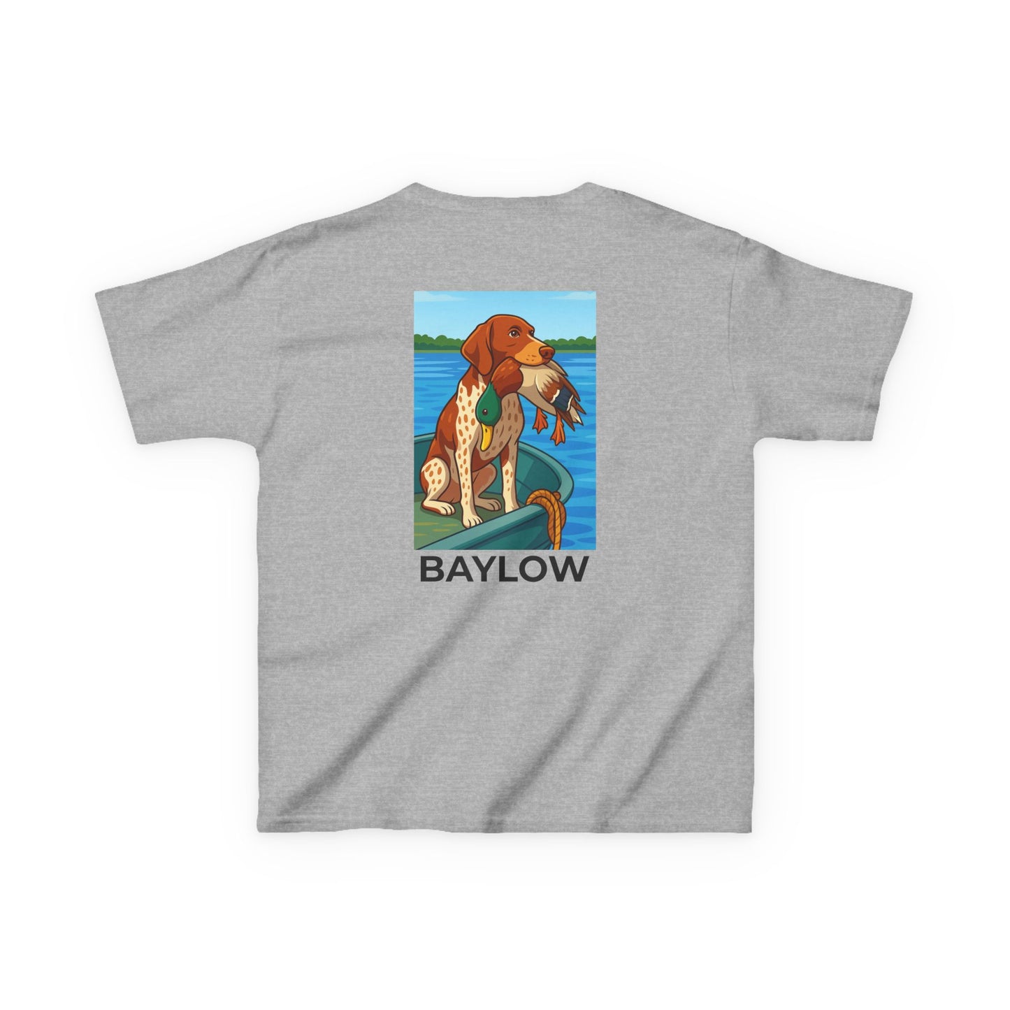 Kids Heavy Cotton™ Tee GSP Dog with Duck