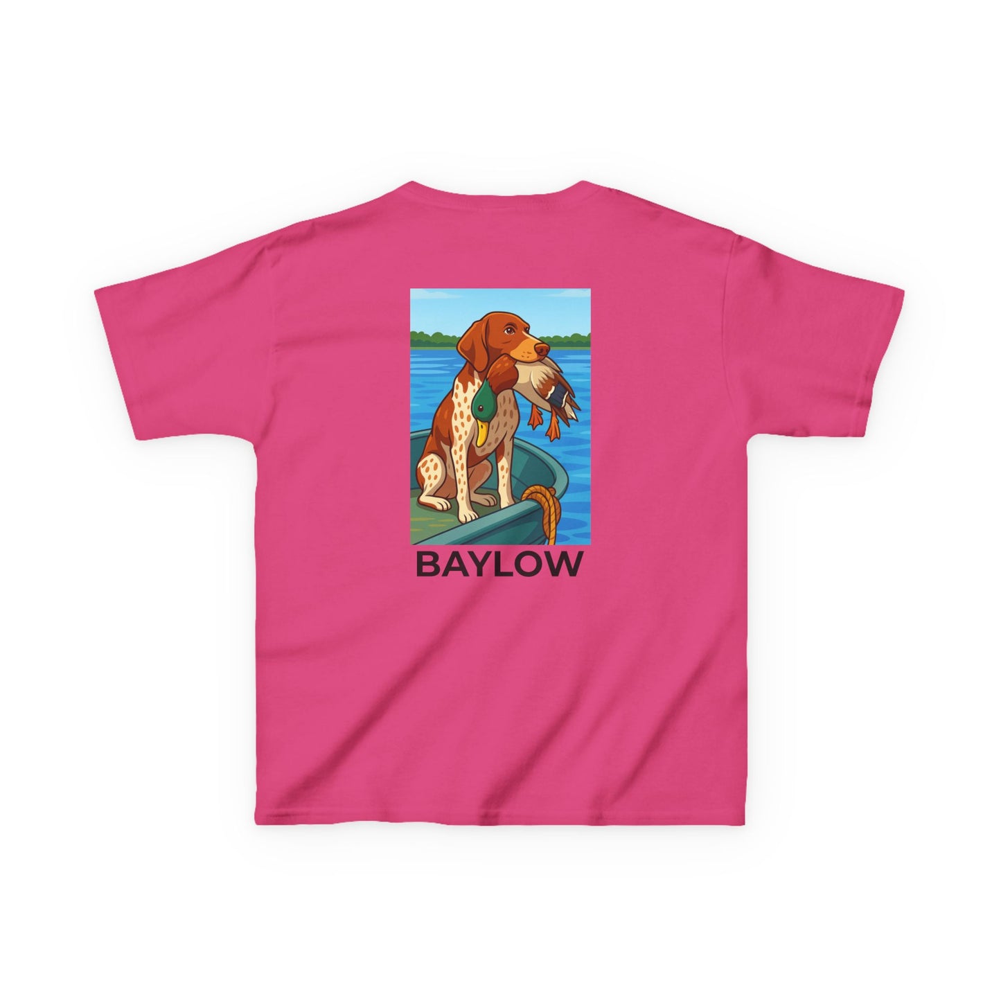 Kids Heavy Cotton™ Tee GSP Dog with Duck